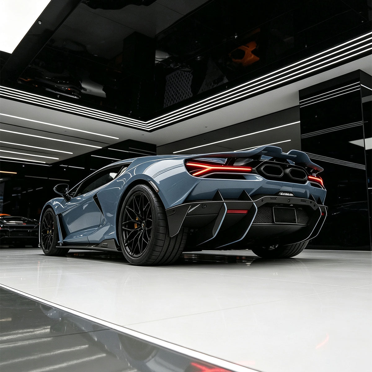 Ultra Gloss China Blue Color PPF (Wet Application)