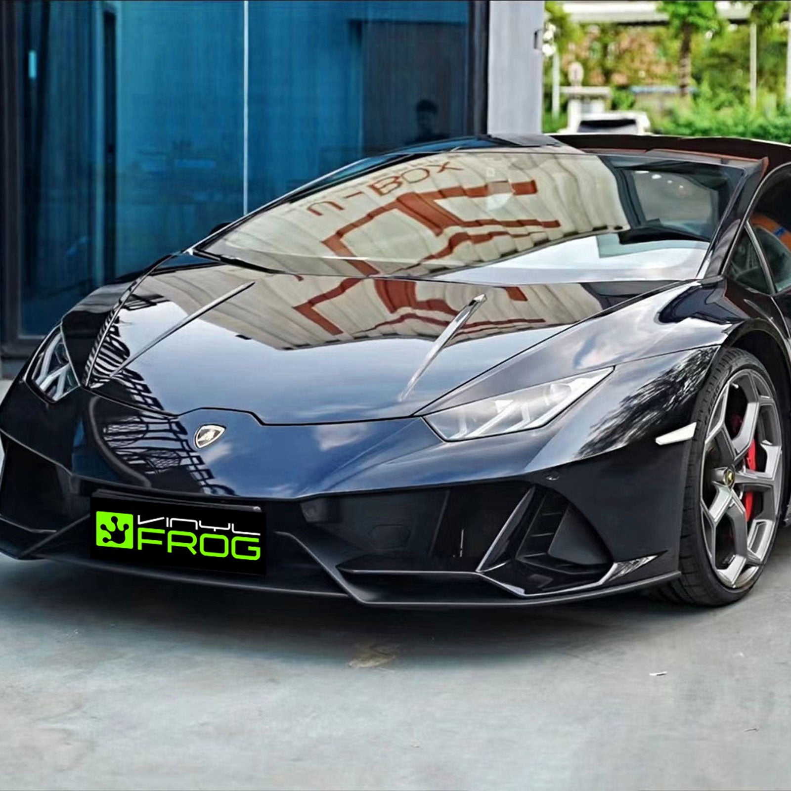 Glossy Metallic Glitter Black Blue Color PPF (Paint Protection Film)