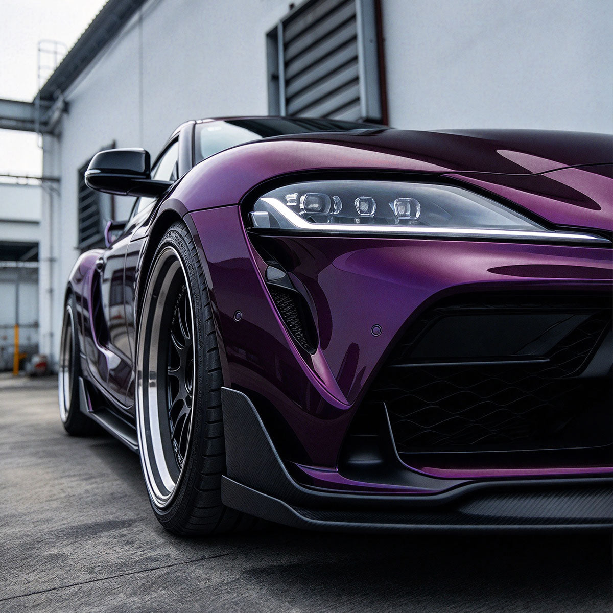 Glossy Metallic Velvet Plum Color PPF (Paint Protection Film)