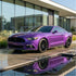 Candy Metallic Neon Purple Vinyl Wrap