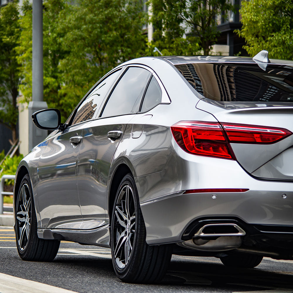 Glossy Metallic Unicorn Silver Vinyl Wrap