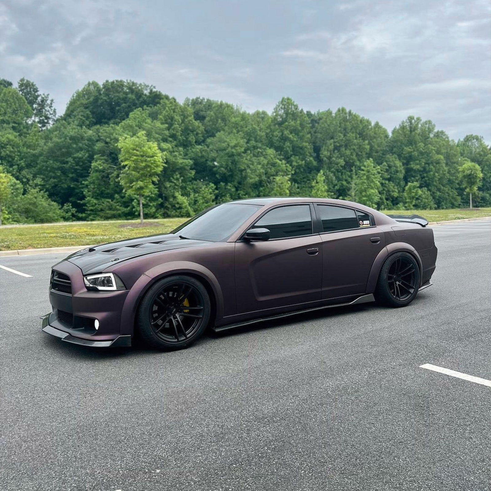 Matte Metallic Black Purple Color PPF (Paint Protection Film)