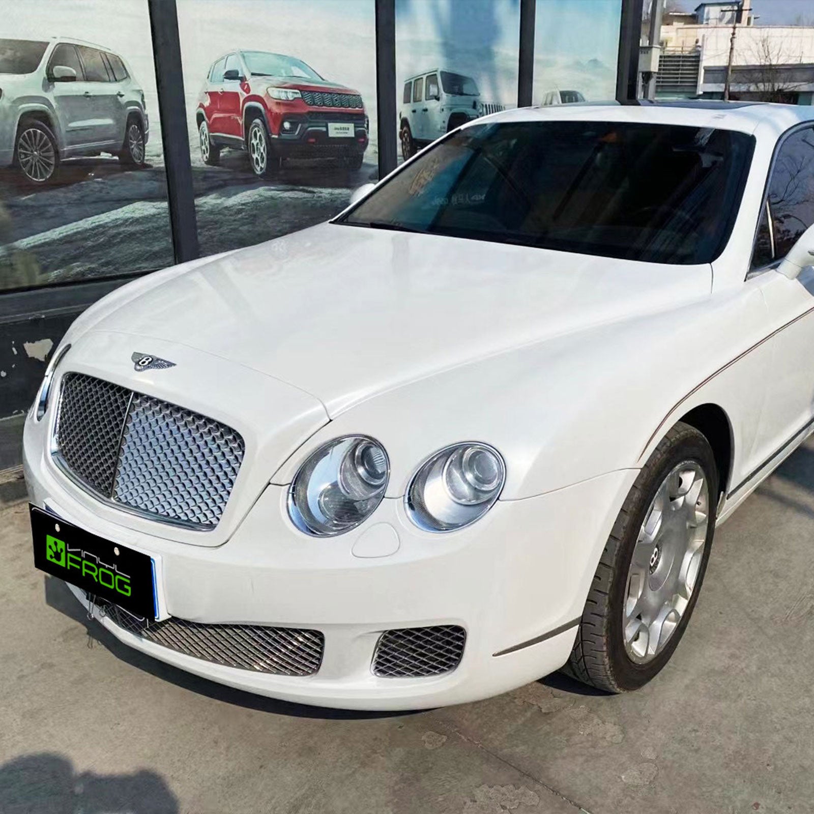 Glossy Pearl White Color PPF (Paint Protection Film)