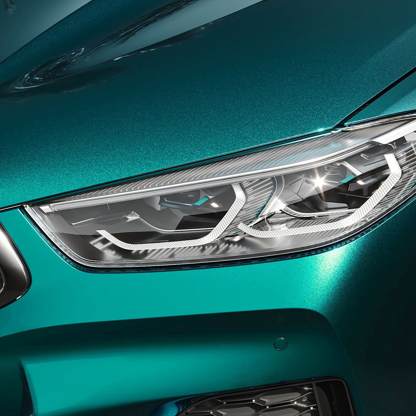 Glossy Metallic Deep Sea Green Metallic Vinyl Wrap