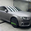 Matte Metallic Gray Vinyl Wrap