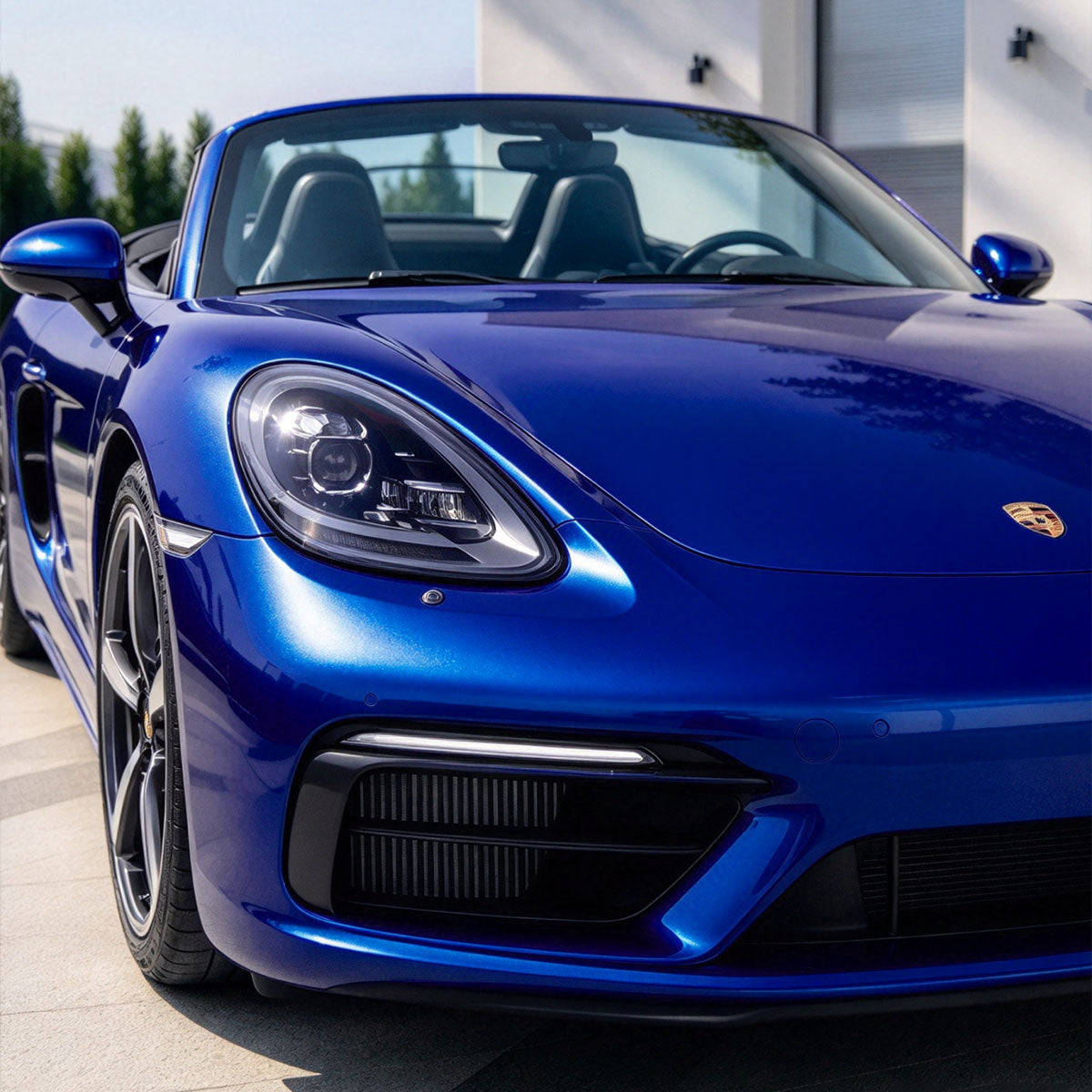 Glossy Metallic Sapphire Rush Color PPF (Paint Protection Film)