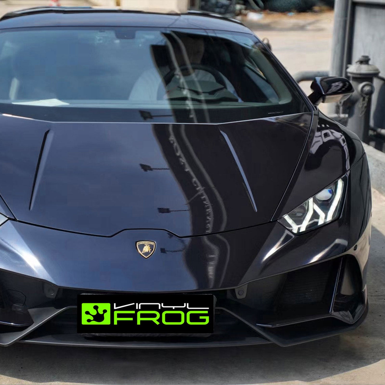 Glossy Metallic Glitter Black Blue Color PPF (Paint Protection Film)