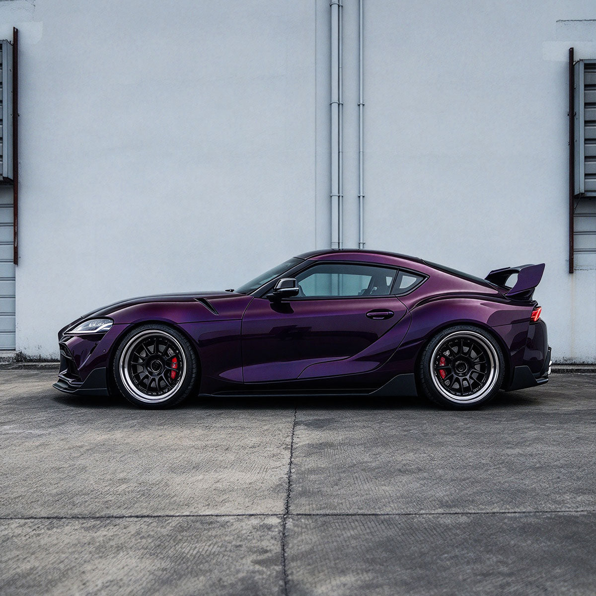 Glossy Metallic Velvet Plum Color PPF (Paint Protection Film)