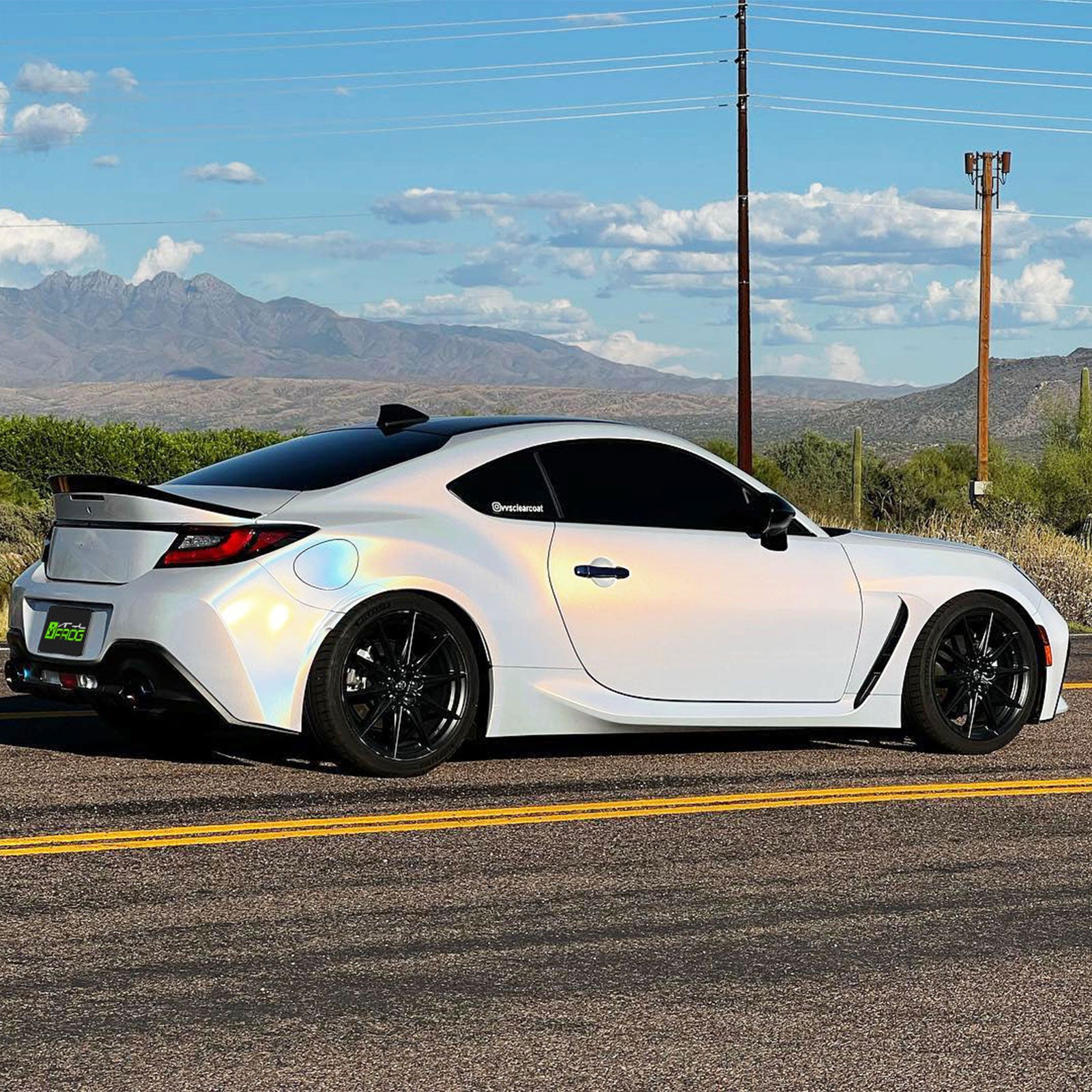 Rainbow Metallic Majestic White Color PPF (Paint Protection Film)