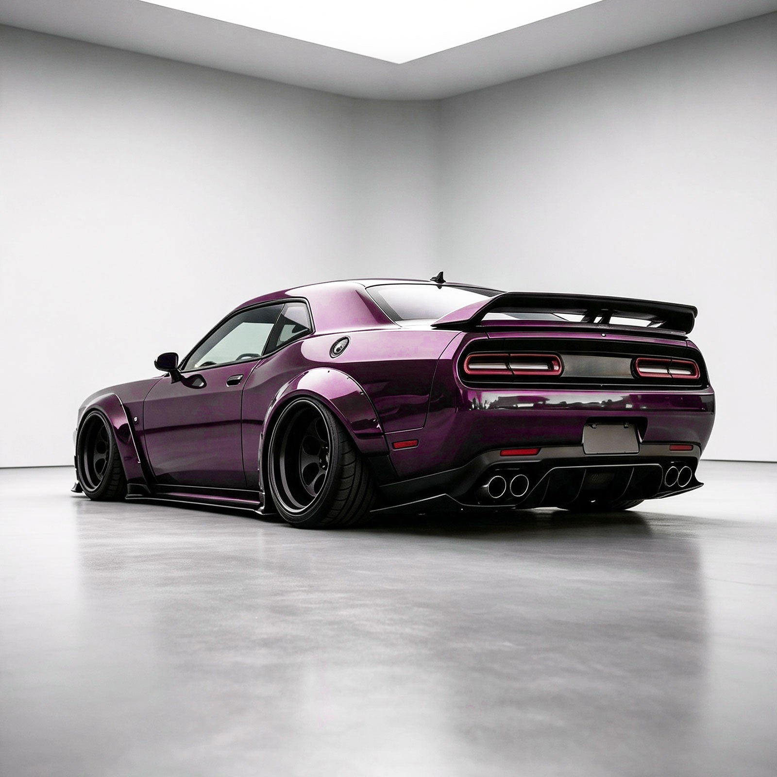 Glossy Metallic Berry Blaze Vinyl Wrap