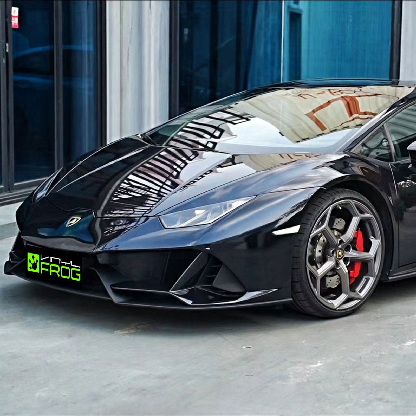 Glossy Metallic Glitter Black Blue Color PPF (Paint Protection Film)