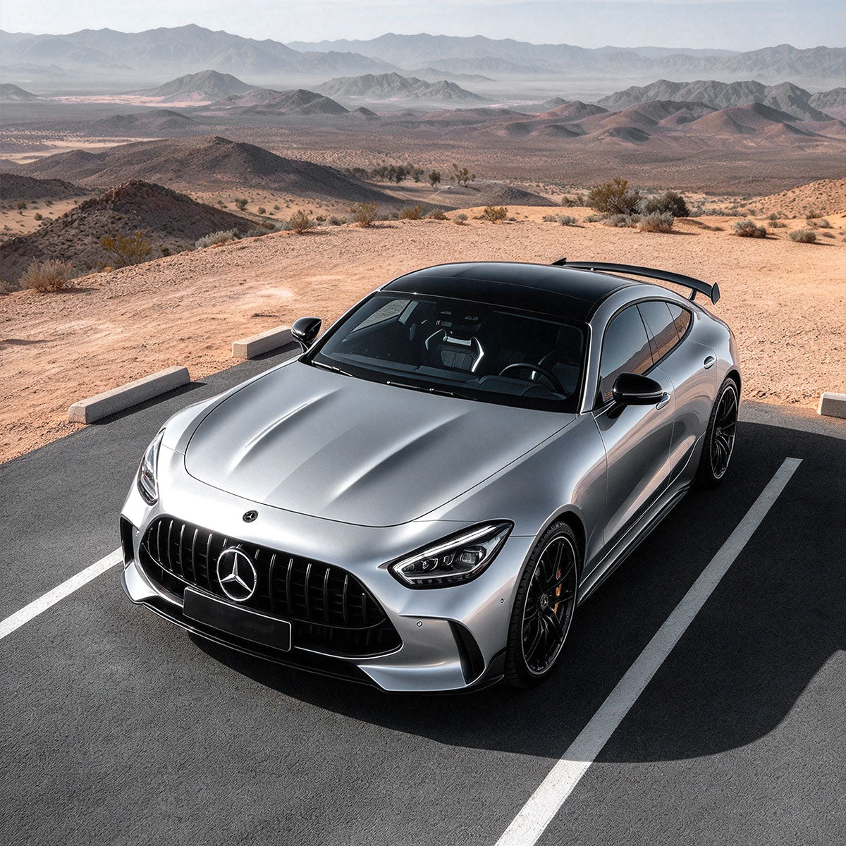 Glossy Metallic Arctic Silver Color PPF (Paint Protection Film)