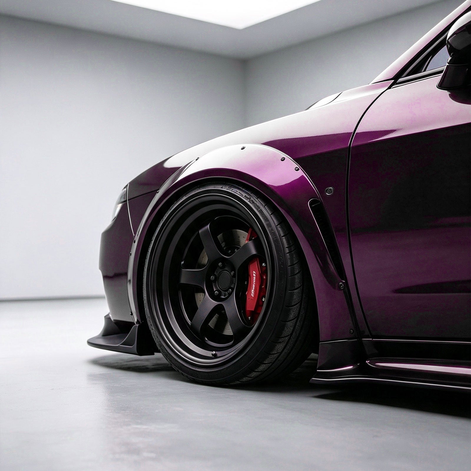 Glossy Metallic Berry Blaze Vinyl Wrap
