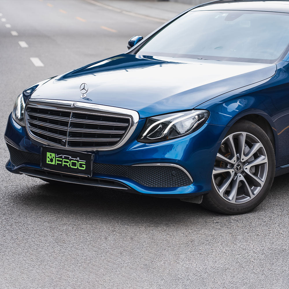 Glossy Metallic Beacon Blue Vinyl Wrap