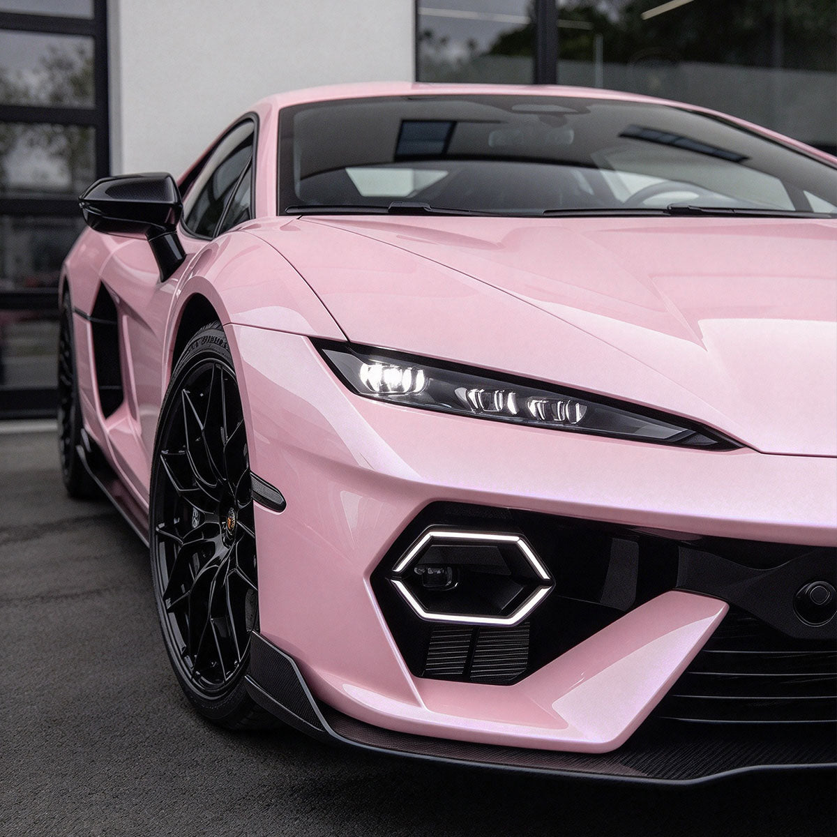 High Glossy Baby Pink Color PPF (Paint Protection Film)