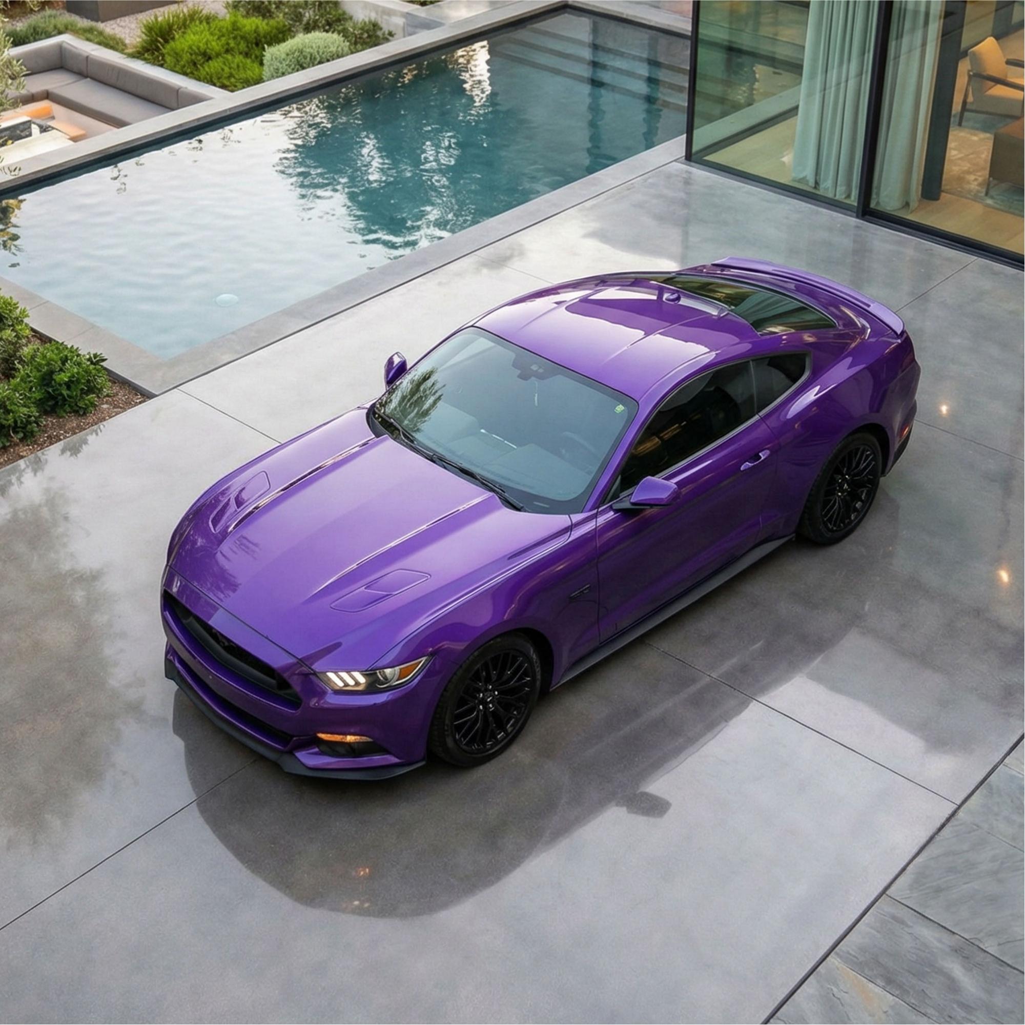 Candy Metallic Neon Purple Vinyl Wrap