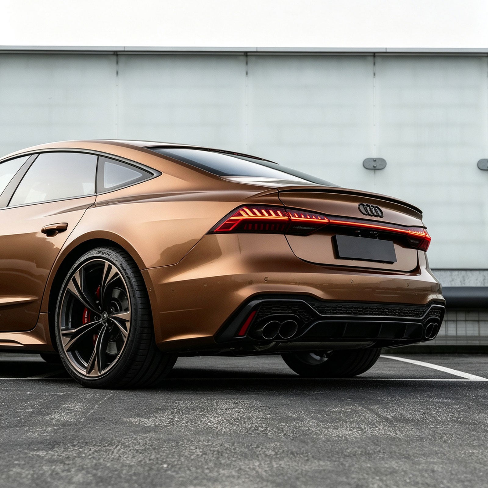 Glossy Metallic Bronze Ember Vinyl Wrap