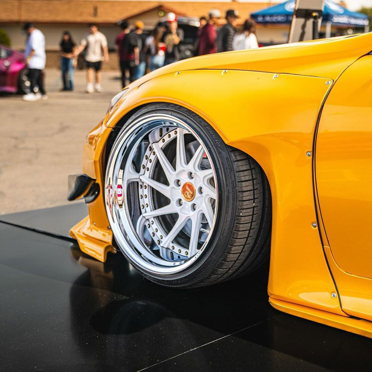 Glossy Metallic Golden Yellow Vinyl Wrap