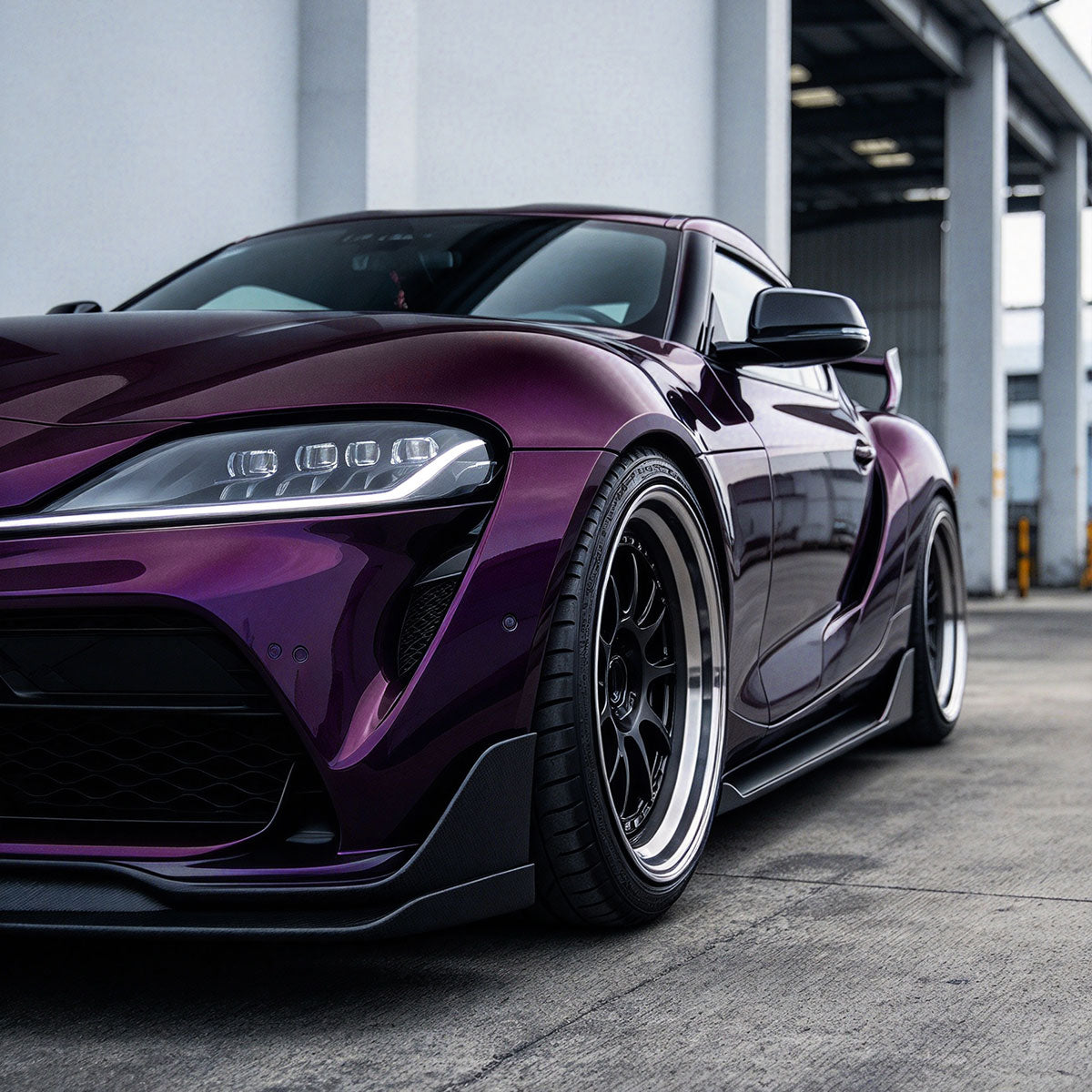Glossy Metallic Velvet Plum Color PPF (Paint Protection Film)