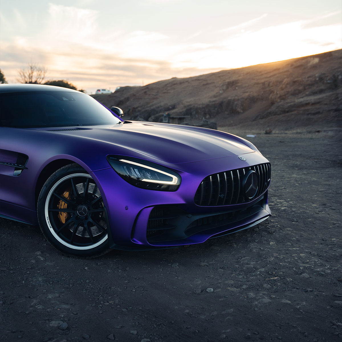 Matte Metallic Eminence Purple Vinyl Wrap