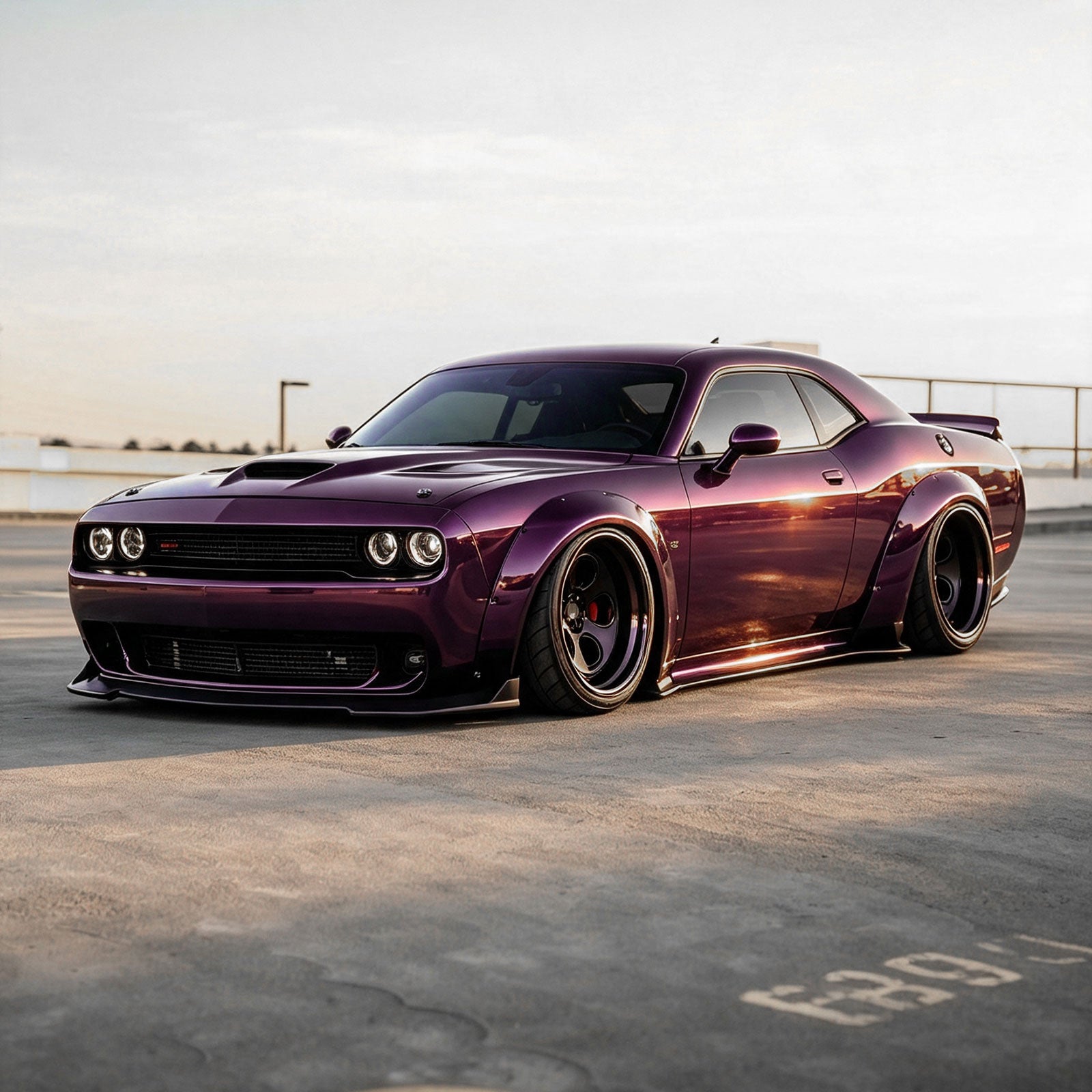 Glossy Metallic Berry Blaze Vinyl Wrap