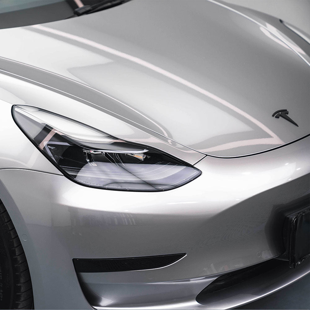 Glossy Metallic Unicorn Silver Vinyl Wrap