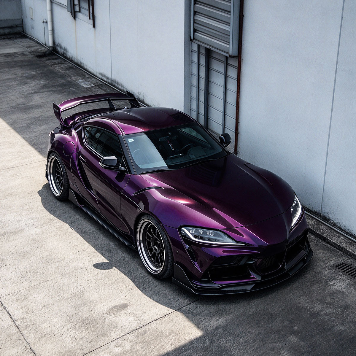 Glossy Metallic Velvet Plum Color PPF (Paint Protection Film)