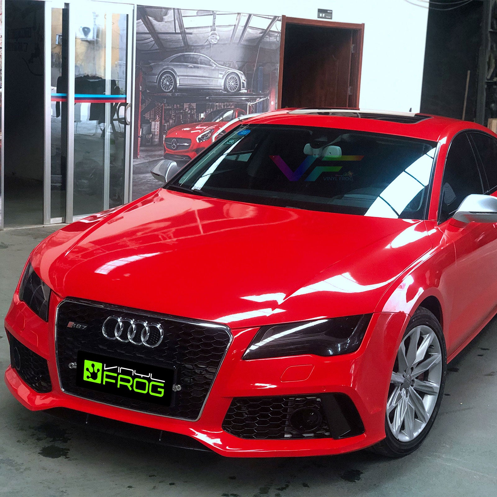 High Glossy Ferrari Red Color PPF (Paint Protection Film)