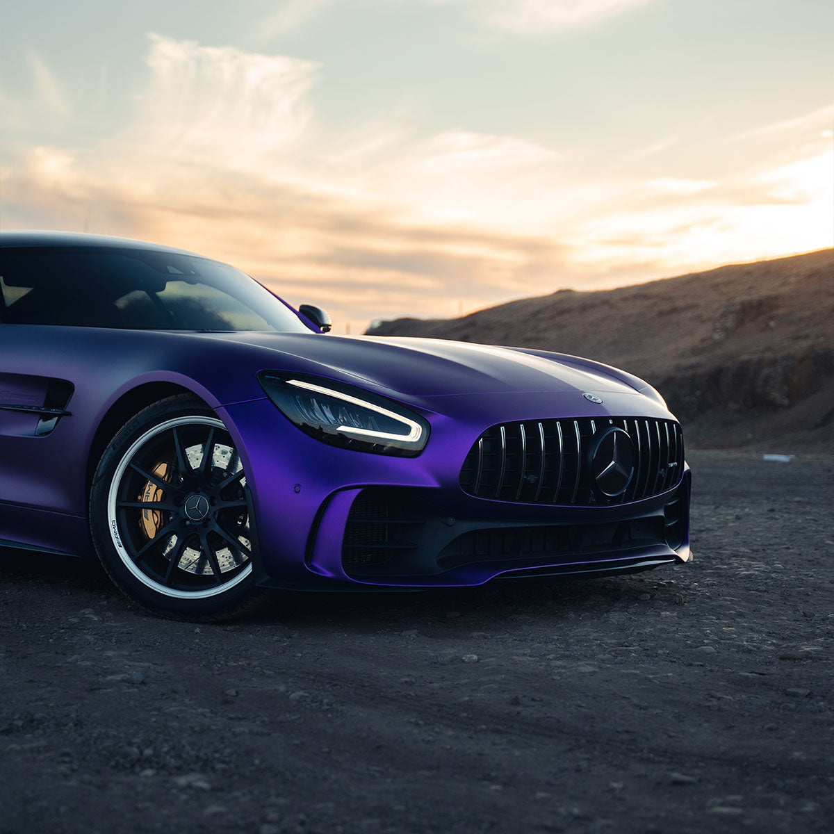 Matte Metallic Eminence Purple Vinyl Wrap