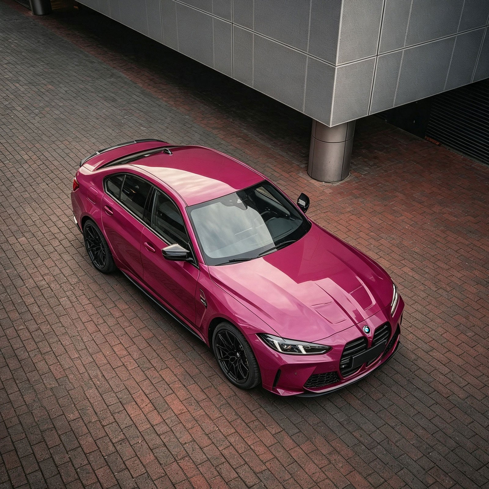Glossy Metallic Rubellite Purple Color PPF (Paint Protection Film)