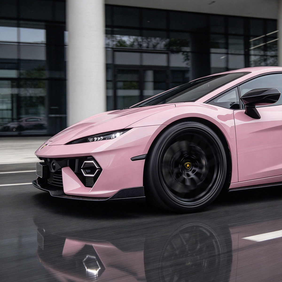 High Glossy Baby Pink Color PPF (Paint Protection Film)