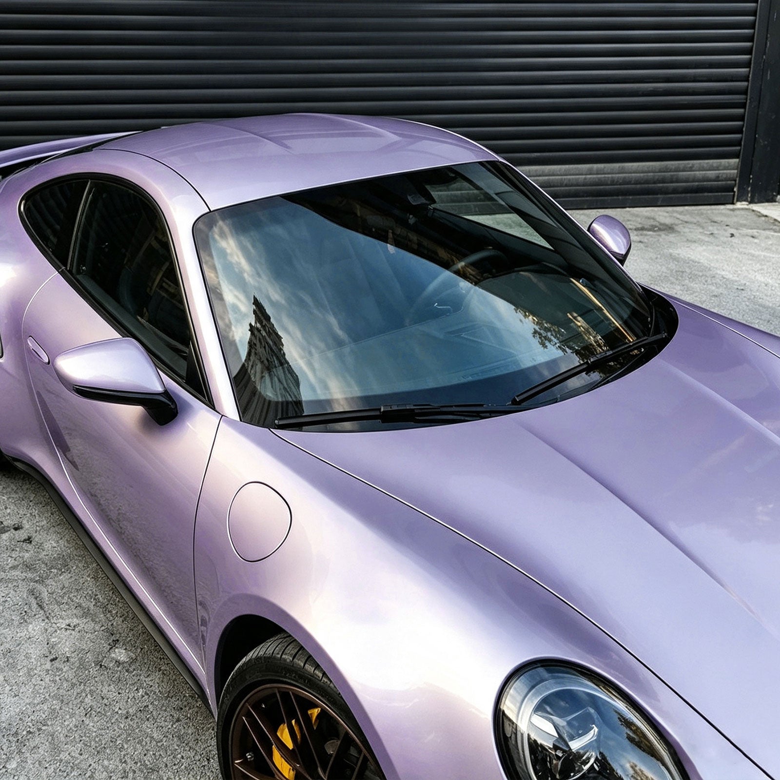 Glossy Metallic Lavender Haze Vinyl Wrap