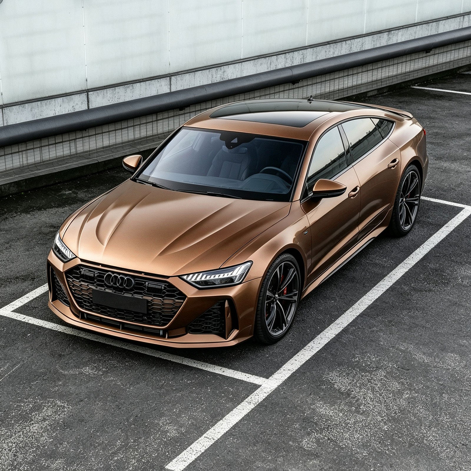 Glossy Metallic Bronze Ember Vinyl Wrap