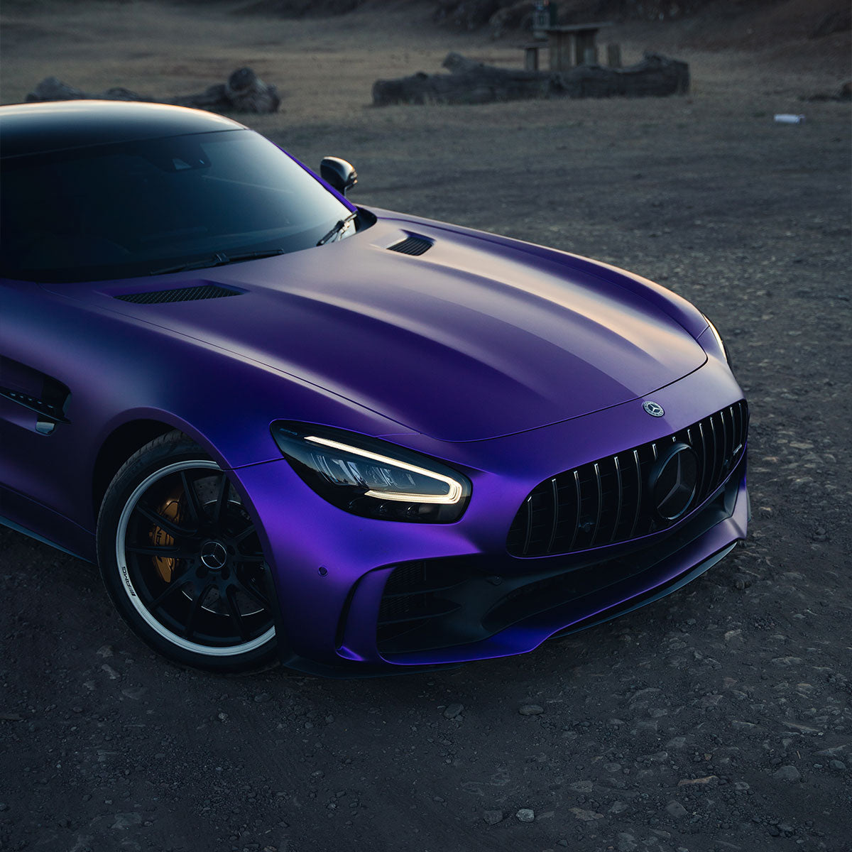 Matte Metallic Eminence Purple Vinyl Wrap