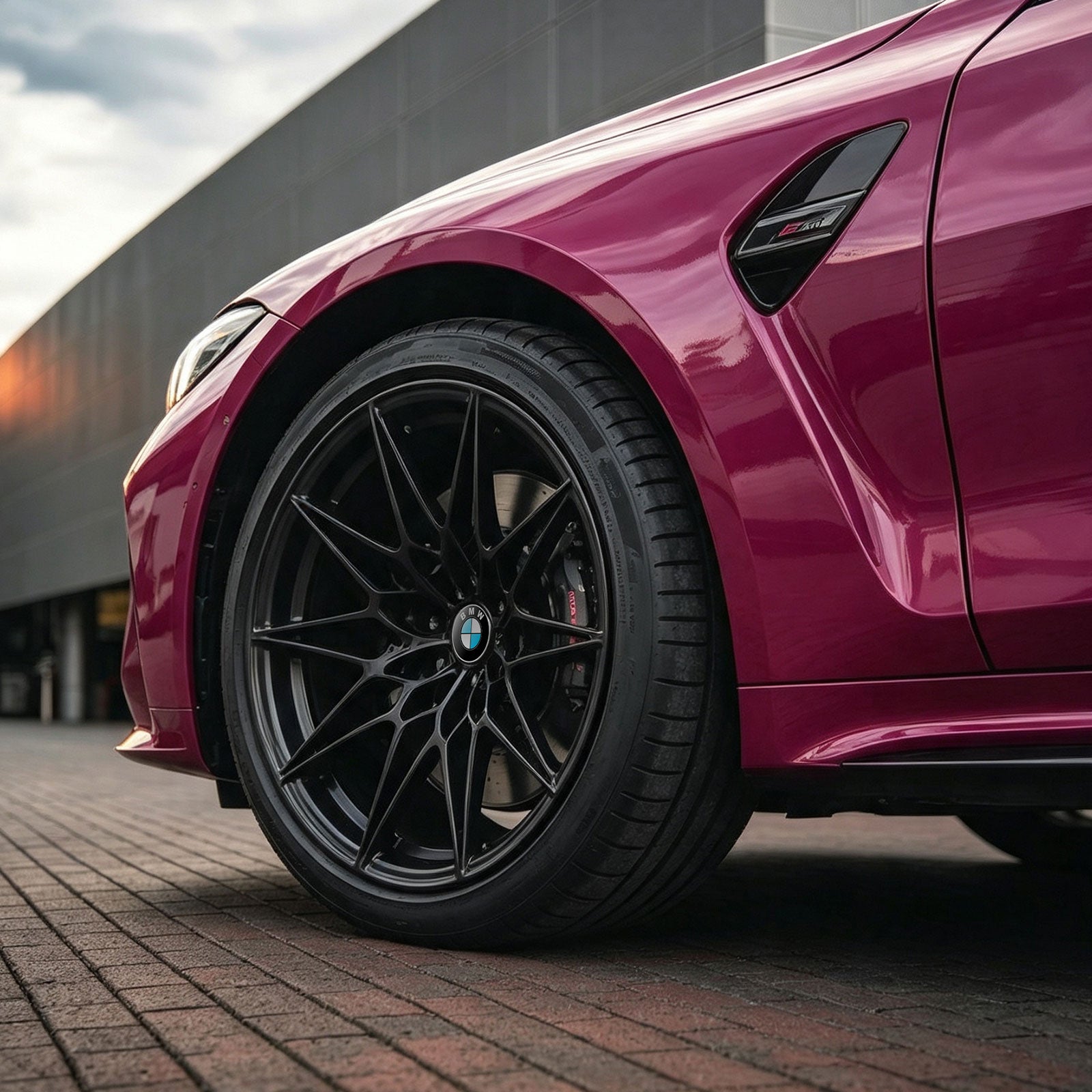 Glossy Metallic Rubellite Purple Color PPF (Paint Protection Film)