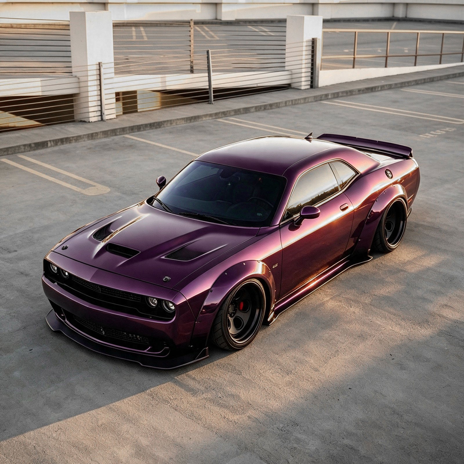 Glossy Metallic Berry Blaze Vinyl Wrap