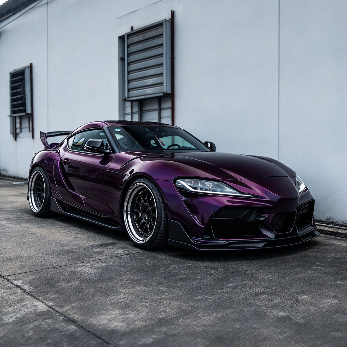 Glossy Metallic Velvet Plum Color PPF (Paint Protection Film)