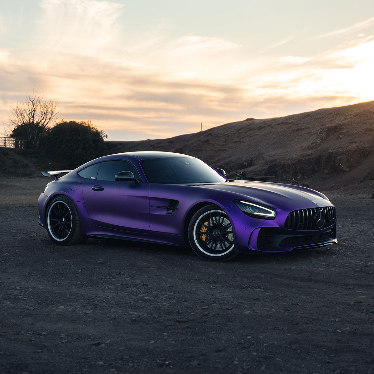 Matte Metallic Eminence Purple Vinyl Wrap