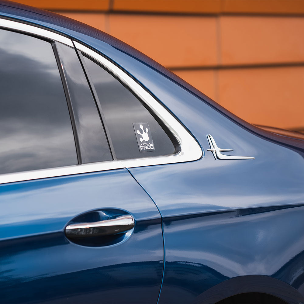 Glossy Metallic Beacon Blue Vinyl Wrap