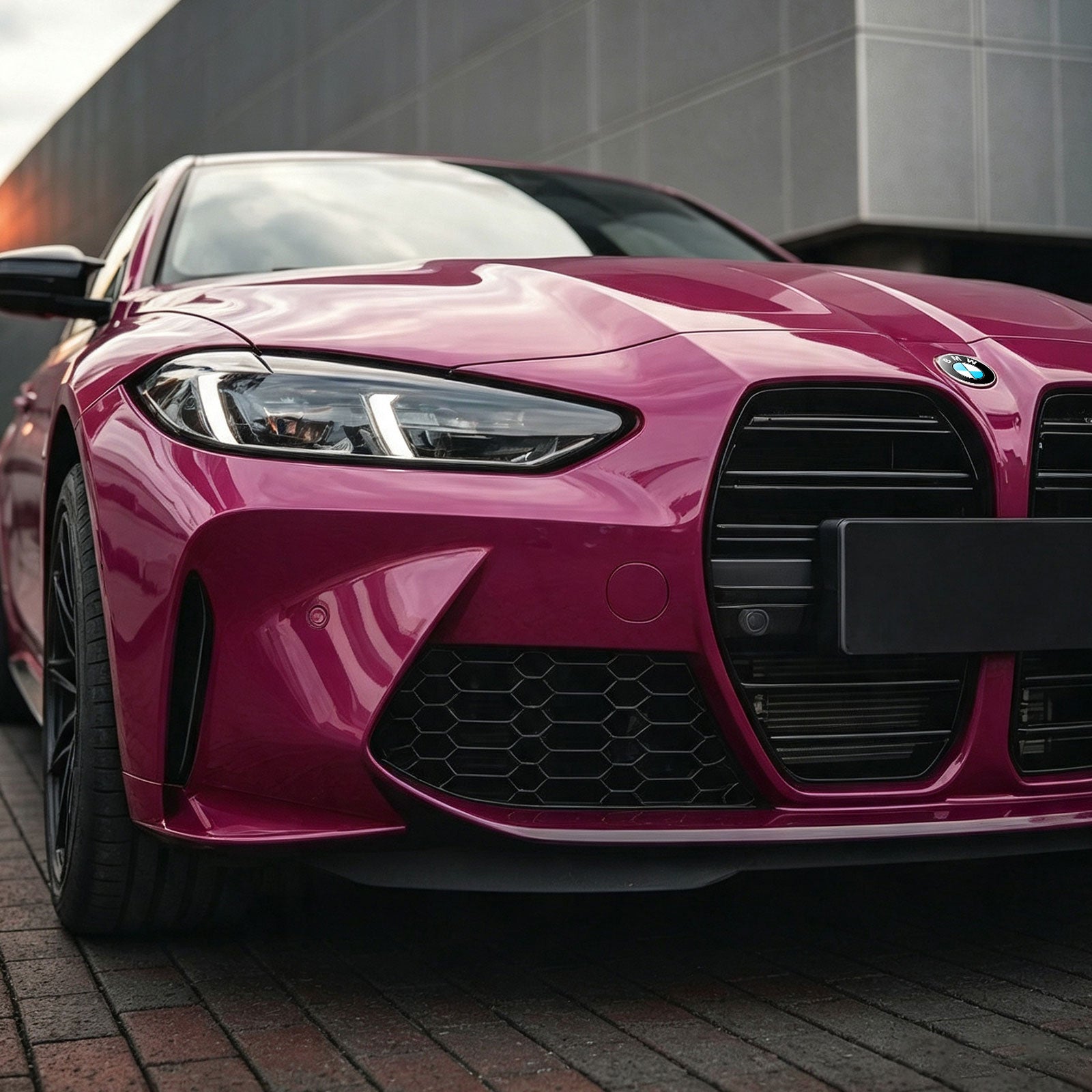 Glossy Metallic Rubellite Purple Color PPF (Paint Protection Film)
