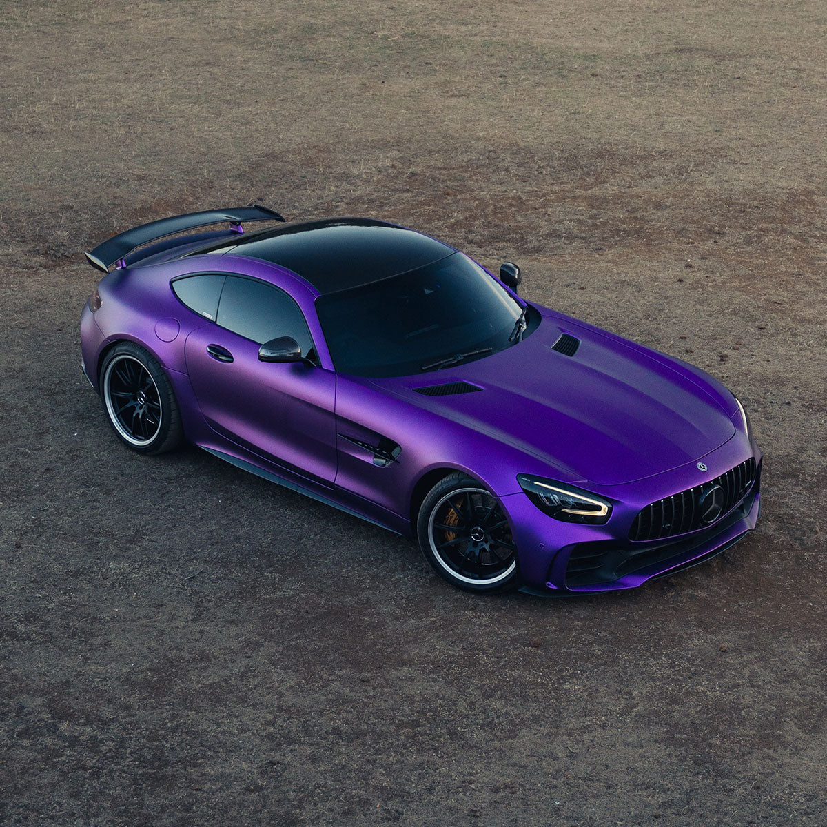 Matte Metallic Eminence Purple Vinyl Wrap