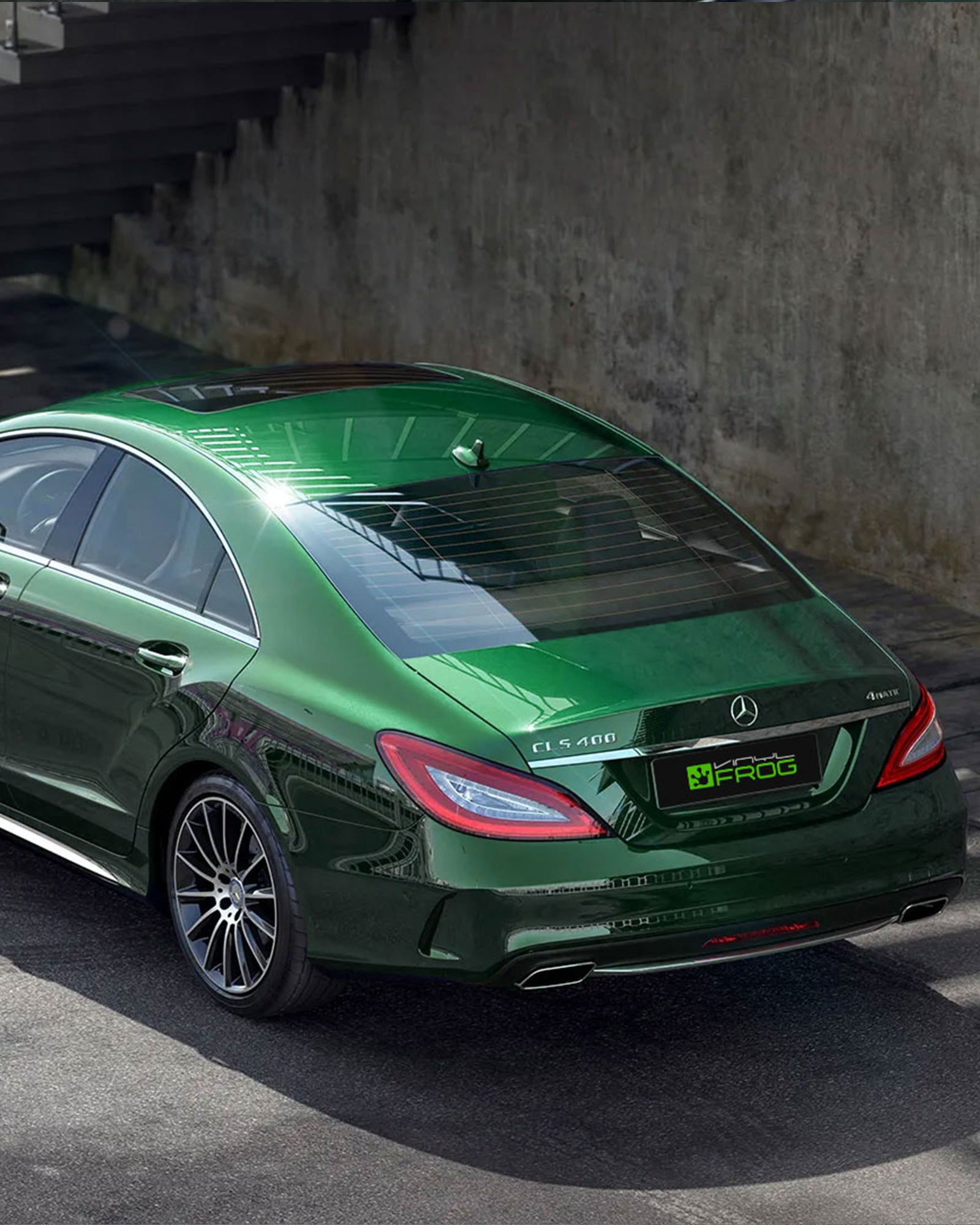 Glossy Metallic Irish Green Color PPF (Paint Protection Film)