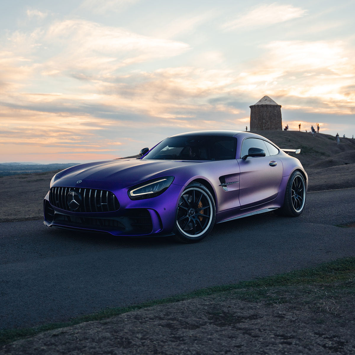 Matte Metallic Eminence Purple Vinyl Wrap