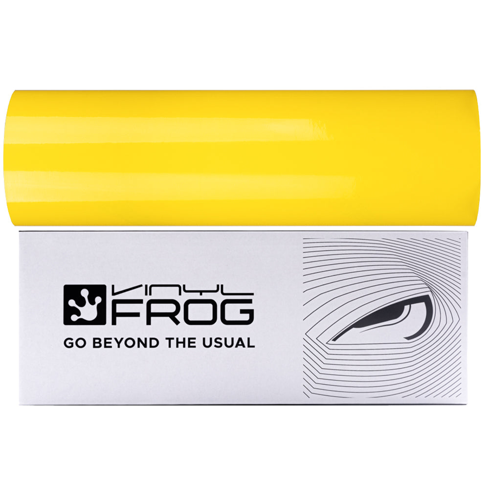 Golden Yellow Headlight Film with Air Channel Paper Liner