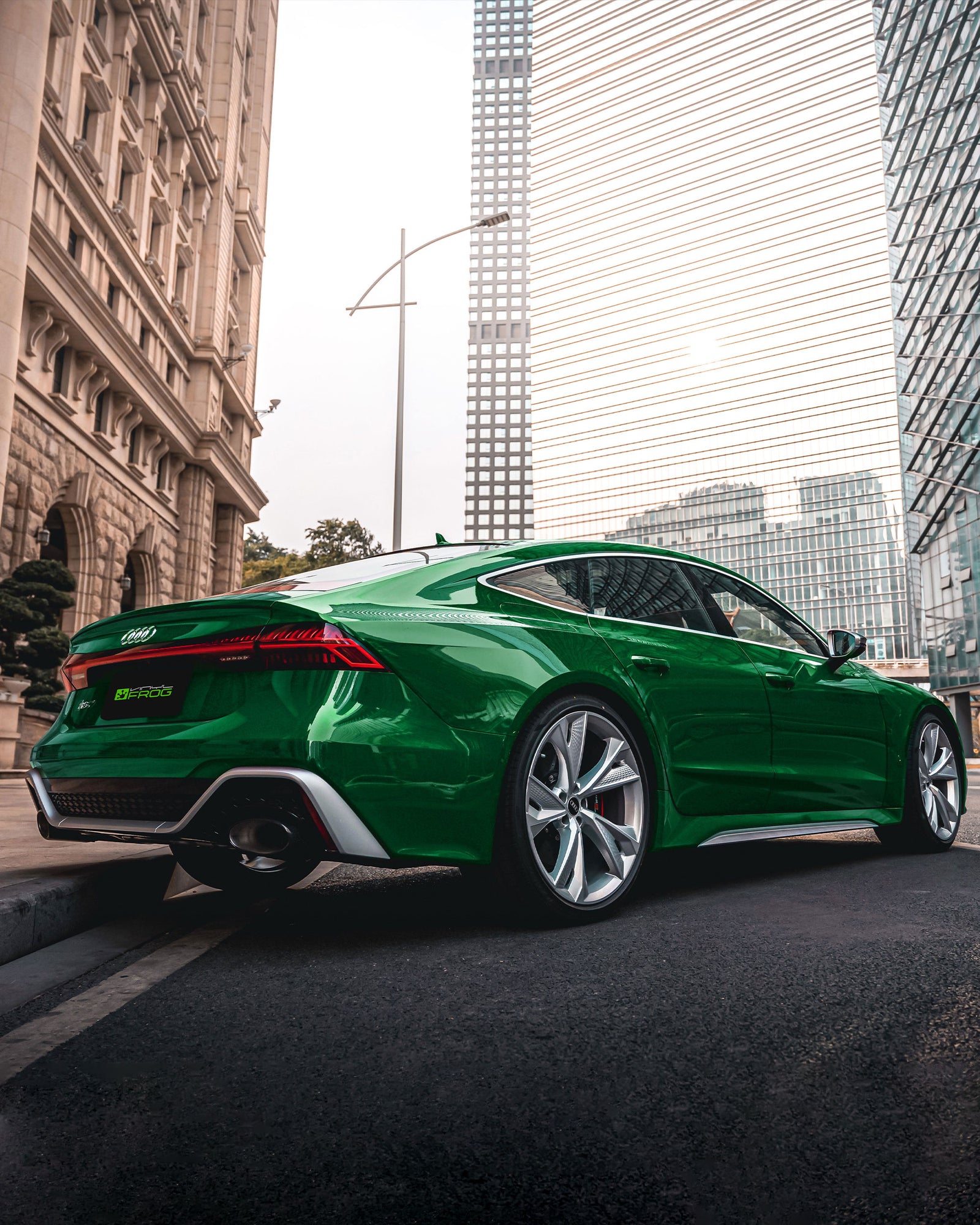 Glossy Metallic Irish Green Color PPF (Paint Protection Film)