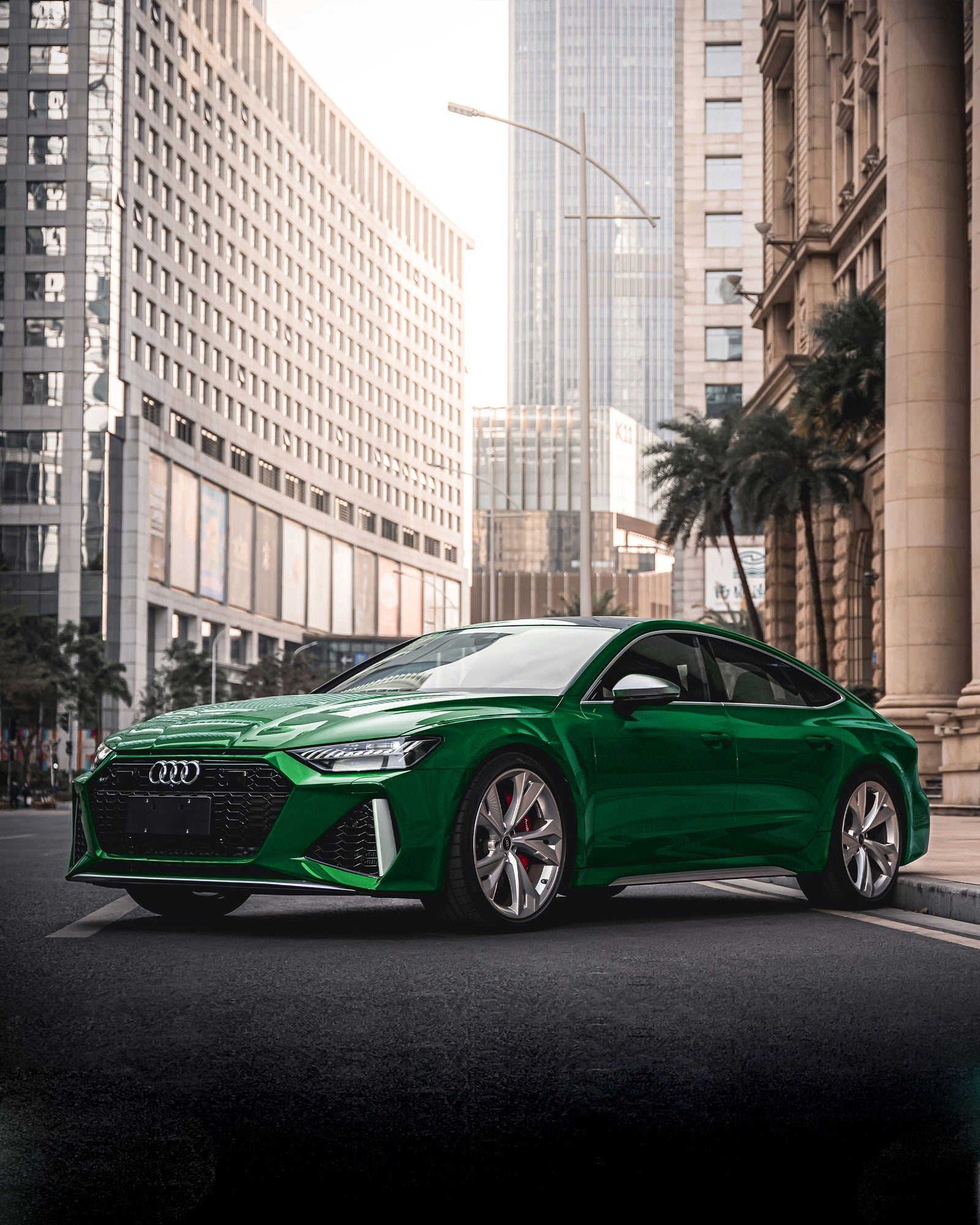 Glossy Metallic Irish Green Color PPF (Paint Protection Film)