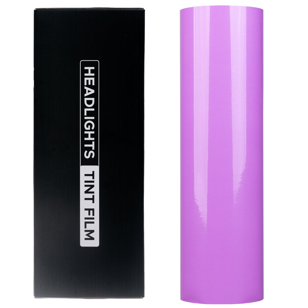 Purple Headlight Film with Air Channel Paper Liner