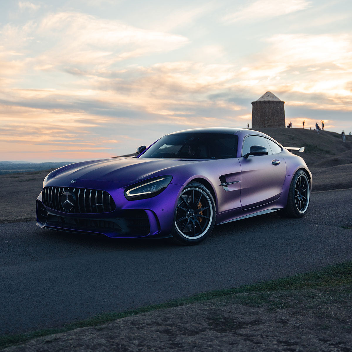 Matte Metallic Eminence Purple Vinyl Wrap