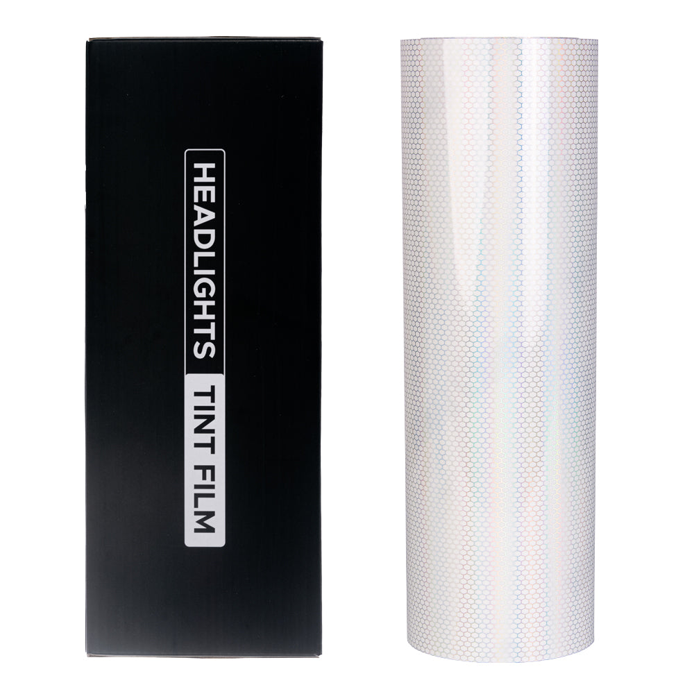Clear Holographic Honeycomb Headlight Film with Air Channel Paper Liner