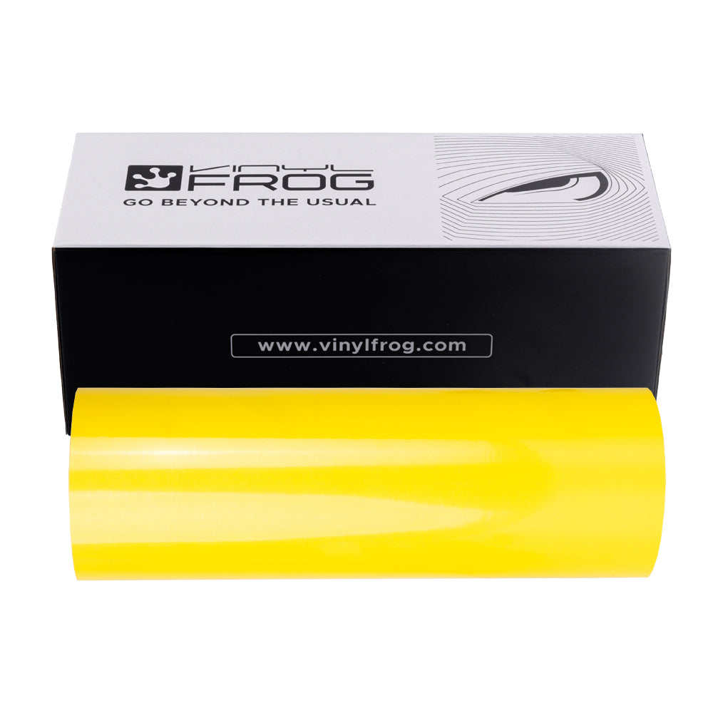 Golden Yellow Headlight Film with Air Channel Paper Liner